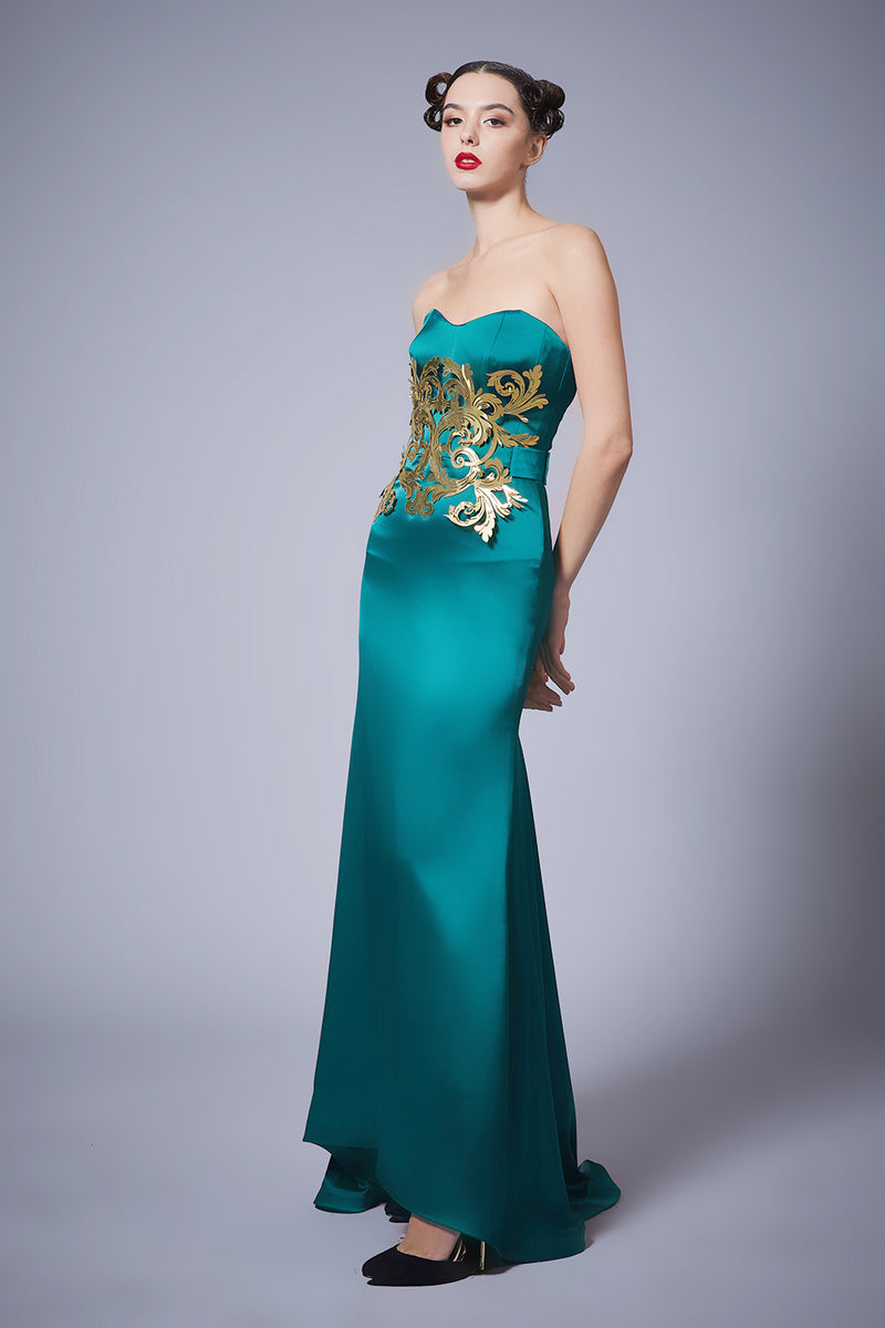 Strapless Soft-duchess Dress