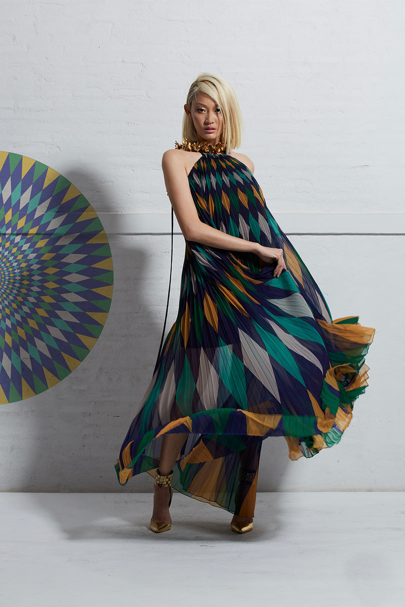 Geometric Printed Dress